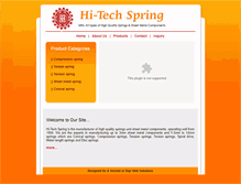 Tablet Screenshot of hitechsprings.com